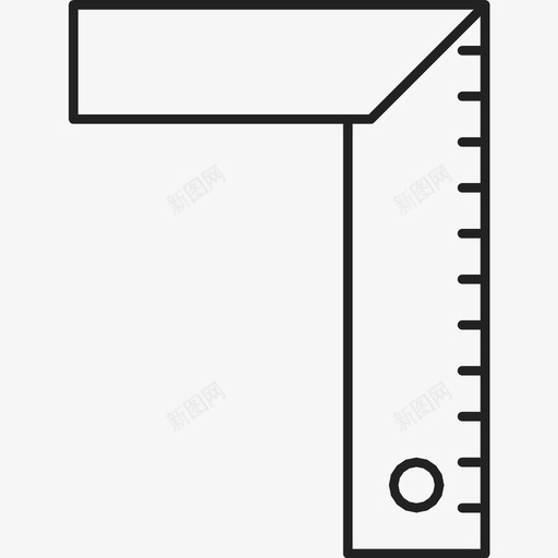 直尺角尺直角尺图标svg_新图网 https://ixintu.com 工具 直尺 直角 直角尺 角尺 边 量具