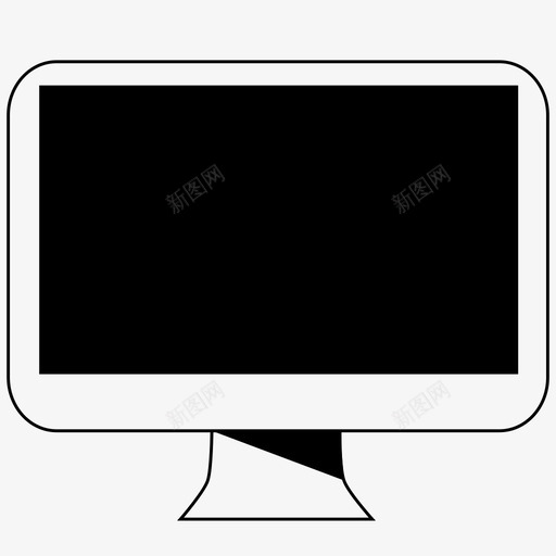 显示器屏幕mac图标svg_新图网 https://ixintu.com imac mac 屏幕 显示器 显示屏 桌面屏幕 电子产品 电脑屏幕 电脑显示器