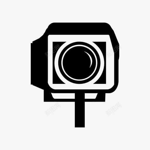 监控摄像头安全摄像头交通摄像头图标svg_新图网 https://ixintu.com 交通摄像头 安全摄像头 监控摄像头