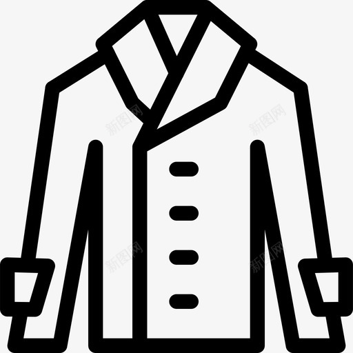 外套男式季节性图标svg_新图网 https://ixintu.com 冬季 外套 季节性 形状 款式 潮流 男式 衣服和配件 造型师