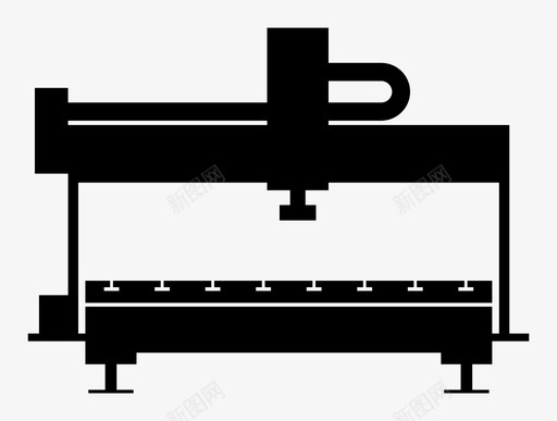 数控工业机械图标svg_新图网 https://ixintu.com 工业机械 数控