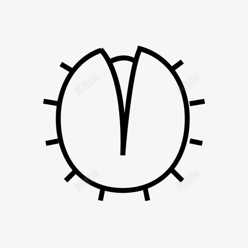 栗子维生素营养图标svg_新图网 https://ixintu.com 健康 健身 栗子 生活方式 维生素 维生素图标 营养