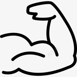 手臂剪贴画肌肉展示肌肉体操运动员手臂肌肉展示人体操图标高清图片