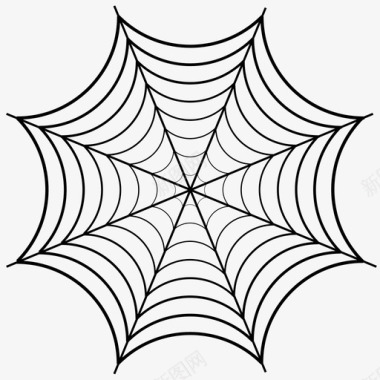 蜘蛛网有蹼幽灵图标图标