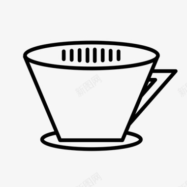 滴灌咖啡咖啡师咖啡机图标图标