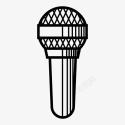 MC图标麦克风谈话扬声器图标高清图片
