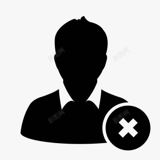 删除用户病人合伙人图标svg_新图网 https://ixintu.com 会员 删除用户 办公室 合伙人 律师 用户图标删除用户 男 病人 经理 领导