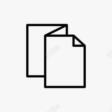 小册子文件报纸图标图标