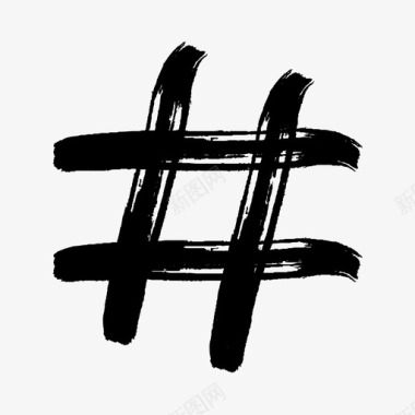 hashtag分类类别图标图标