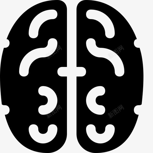 大脑智力医学图标svg_新图网 https://ixintu.com 医学 大脑 思维 智力 标志性 神经学 神经科学 精神