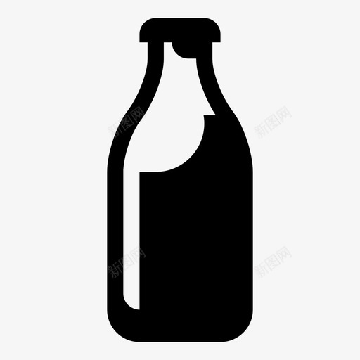 牛奶送奶人送奶图标svg_新图网 https://ixintu.com 奶牛 奶瓶 牛奶 送奶 送奶人 送奶工 饮料