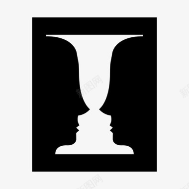 人物花瓶器皿花瓶或脸谱图标图标