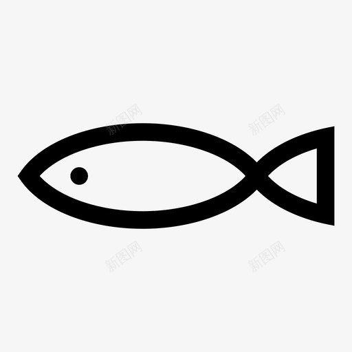 鱼食物水族馆图标svg_新图网 https://ixintu.com 动物 水族馆 海洋 海鲜 游泳 食物 鱼 鱼种