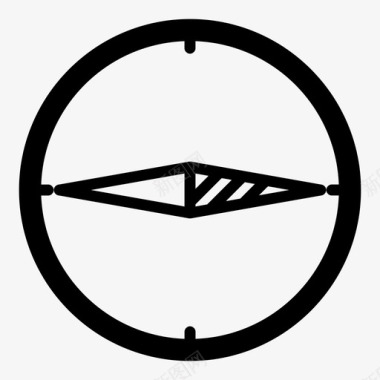 东指南针方向图标图标
