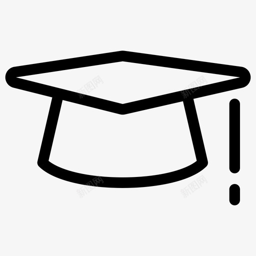 砂浆板学习线图标svg_新图网 https://ixintu.com 学习 学校 学生帽 形状 教育 砂浆板 符号 线图标