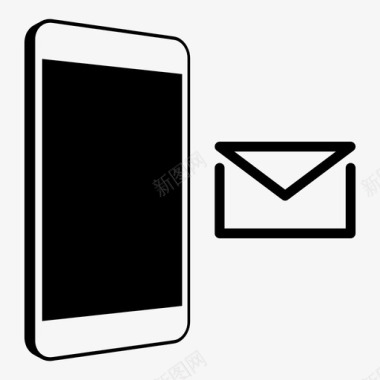 智能手机邮件技术智能手机电子邮件图标图标