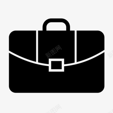 公文包商务案件图标图标