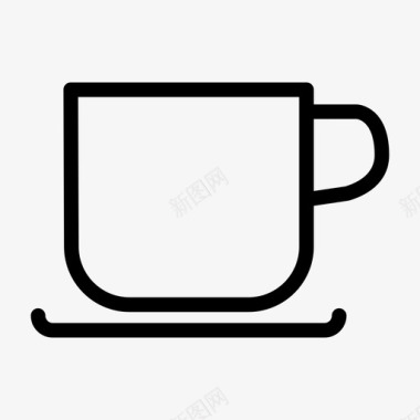 咖啡杯子早晨图标图标