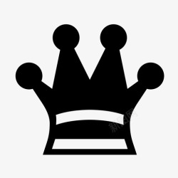 女王帽子皇冠中世纪皇冠国王图标高清图片