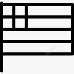 九条希腊标识身份图标高清图片