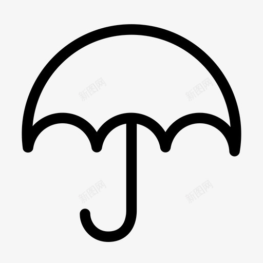雨伞防风雨遮阳图标svg_新图网 https://ixintu.com 湿式 简易 遮阳 防雨 防风雨 雨伞 雨具