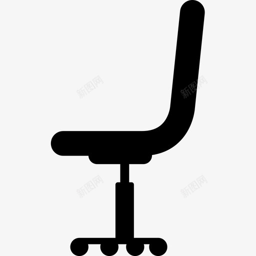 椅子办公家具摇椅图标svg_新图网 https://ixintu.com 办公家具 座椅 摇椅 椅子