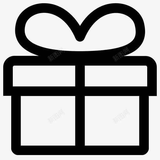 礼品包装工具图标svg_新图网 https://ixintu.com 包装 包装纸 工具 惊喜 生日 盒子 礼品 礼物 节日 蝴蝶结