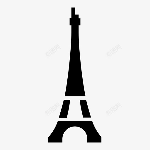 埃菲尔铁塔巴黎地标图标svg_新图网 https://ixintu.com 地标 埃菲尔铁塔 巴黎 景点 欧洲 法国 目的地 结构 著名地标 著名建筑