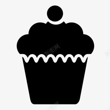 采购产品纸杯蛋糕糖果糖图标图标