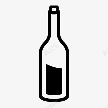 采购产品瓶子葡萄酒容器图标图标