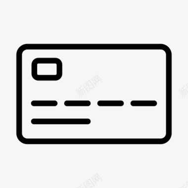 信用卡借记卡数字货币图标图标