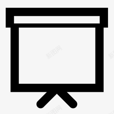 投影屏幕黑板班级图标图标