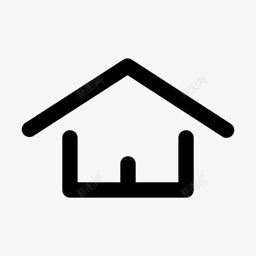 房子居住空间房地产图标svg_新图网 https://ixintu.com 居住空间 房地产 房子