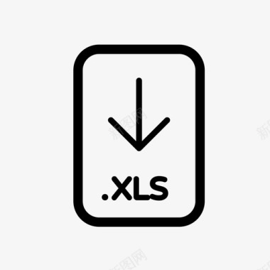 xls文件文件扩展名文件格式图标图标