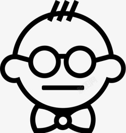 直面统计表教授直面天才眼镜图标高清图片