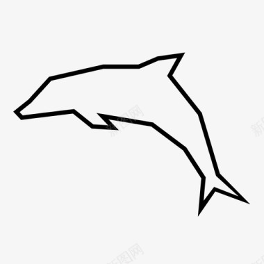 海豚游泳甜蜜图标图标