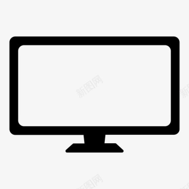 液晶电视平板电视图标图标