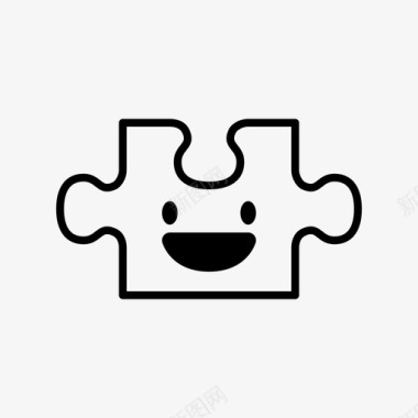拼图高兴玩图标图标
