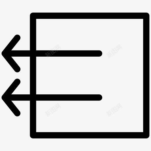 外部箭头线条图标移动svg_新图网 https://ixintu.com ui 外部箭头 导航 左箭头 形状 步骤 用户 移动 箭头视图 线条图标