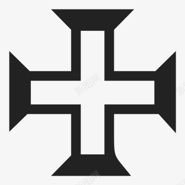 基督的秩序符号十字架图标图标
