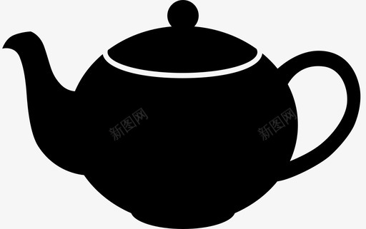 茶壶煮壶图标svg_新图网 https://ixintu.com 壶 煮 茶logo 茶壶 茶时间