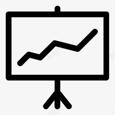 演示统计简单图标图标