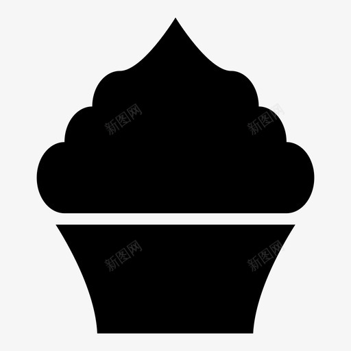 纸杯蛋糕厨房餐图标svg_新图网 https://ixintu.com 厨房 松饼 海绵 点心 甜点 糕点 纸杯蛋糕 茶 茶logo 顶部 餐