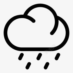 天气的标志雨天气预报洒水图标高清图片