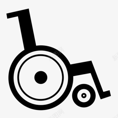 轮椅康复残疾人图标图标