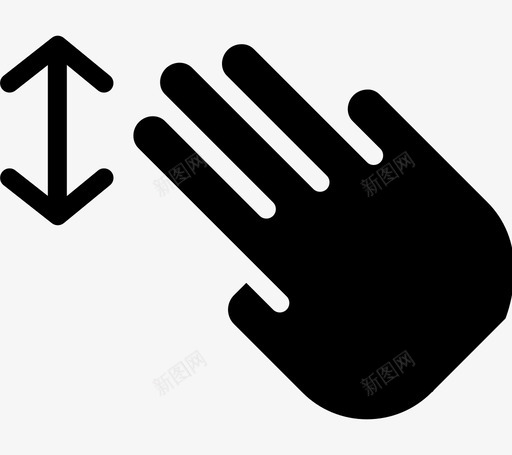 三个手指拖动平板电脑实心图标svg_新图网 https://ixintu.com 三个手指 三个手指拖动 实心图标 屏幕 平板电脑 形状 技术 标志 移动 触摸手势实心 选择