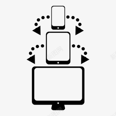响应式手机iphone图标图标