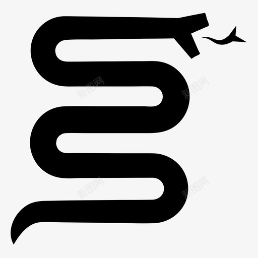 蛇异教徒路径图标svg_新图网 https://ixintu.com 实践 异教徒 撒旦 毒蛇 现象 神秘 符号 蛇 超自然 路径