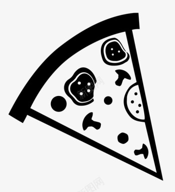 披萨披萨片餐食图标图标