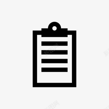 剪贴板方案计划图标图标